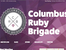 Tablet Screenshot of columbusrb.com